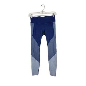 Gap Fit Shades of Blue Color Block Loungewear Athletic Leggings Size Small